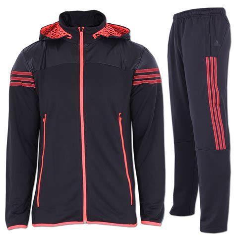 adidas jogginganzug herren baumwolle streifen|Adidas trainingsanzüge herren.